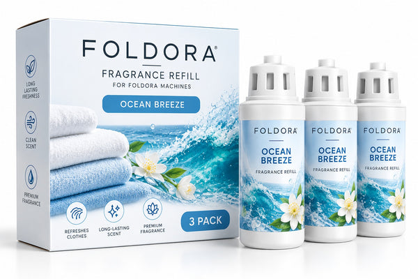 FOLDORA Ocean Breeze laundry fragrance refill, 3-pack
