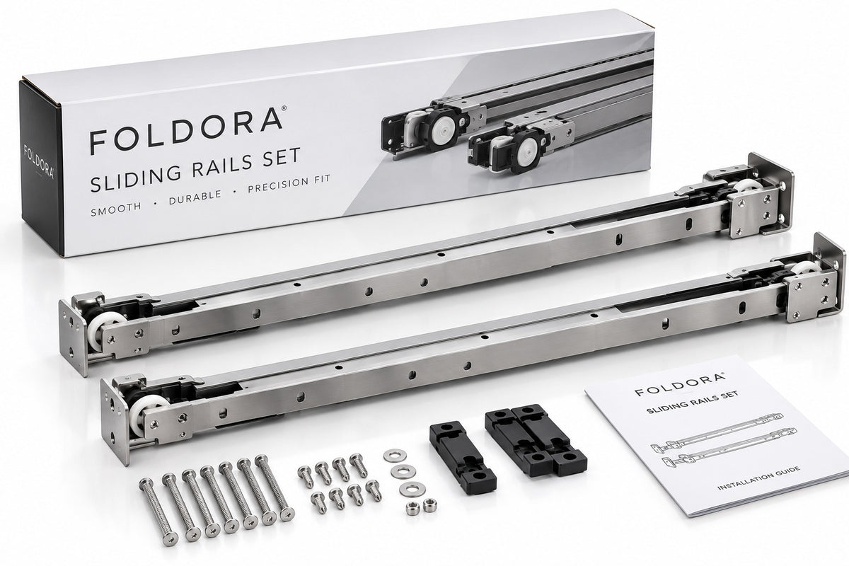 FOLDORA Tray Sliding Rail Set – Replacement Slide Rails