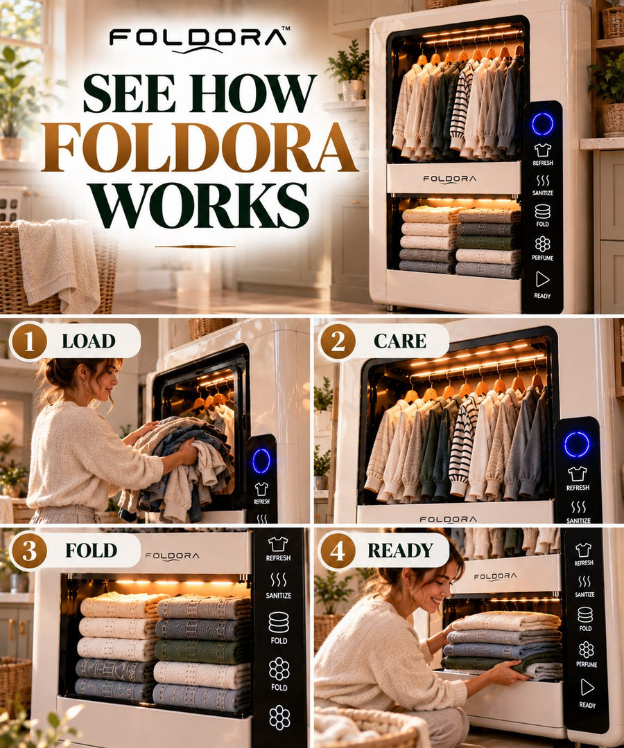 How FOLDORA works in four steps