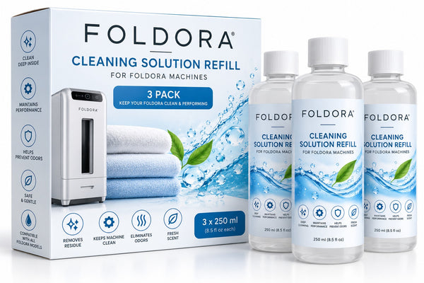 FOLDORA cleaning solution refill, three 250 ml bottles