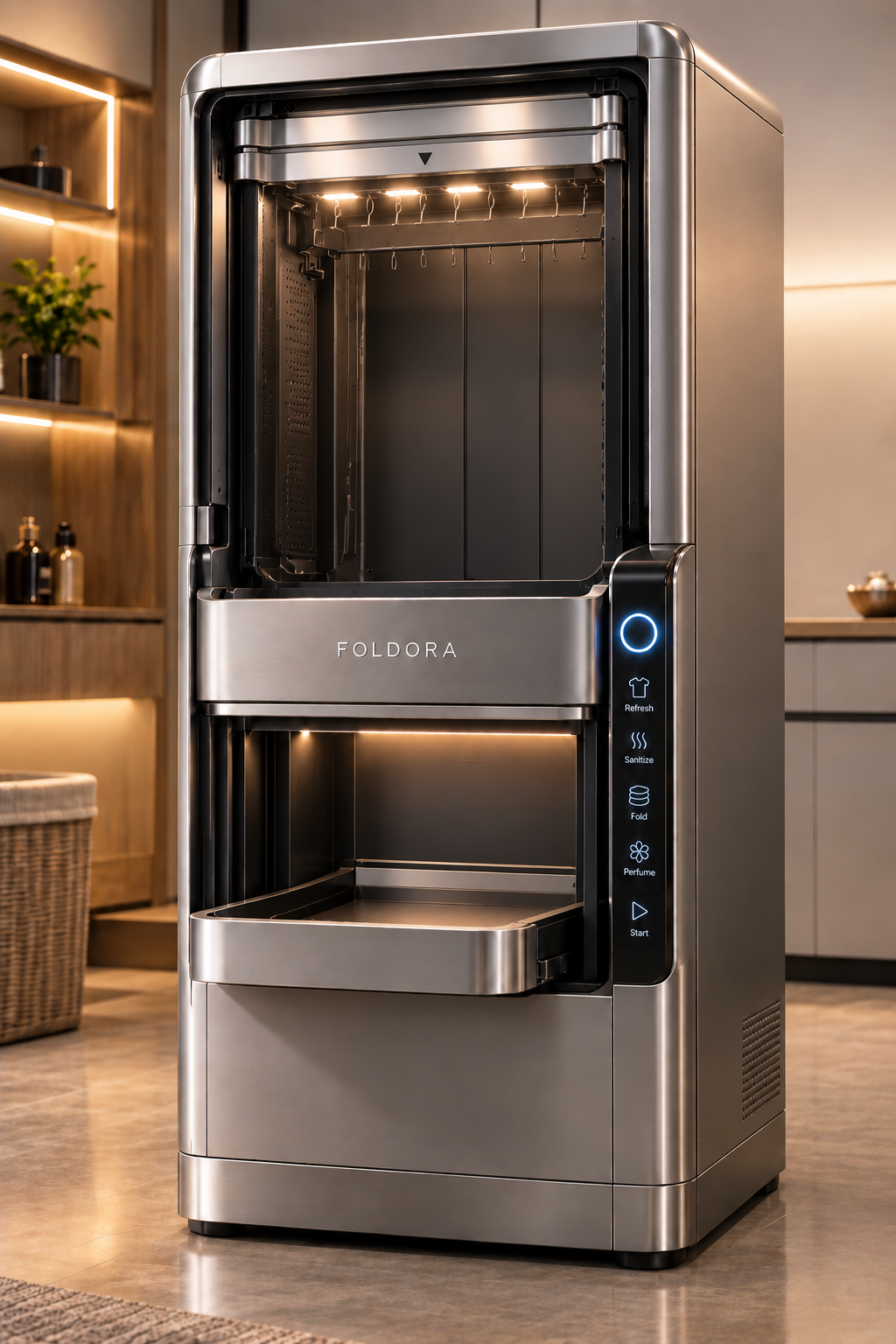 FOLDORA in Stainless Steel